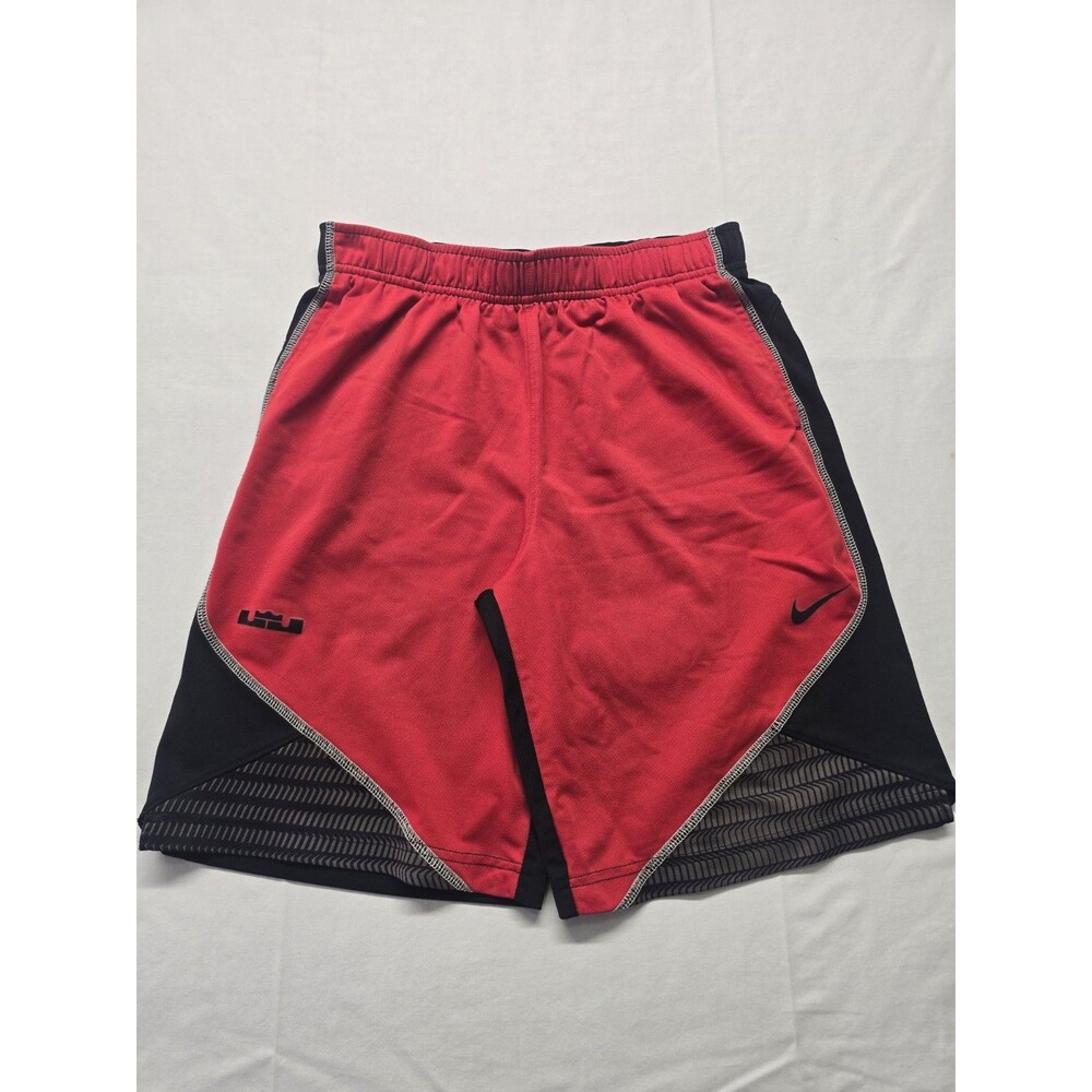 Nike LeBron James Dri-FIT Basketball Shorts Men’s M Black Red Athletic